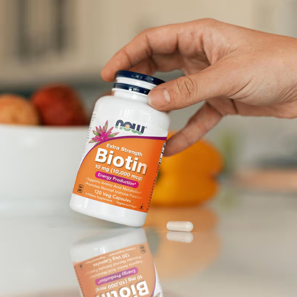 Extra Strength Biotin 10 mg (10,000 mcg) 120 Veg Capsules