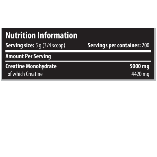 100% Creatine monohydrate 300g